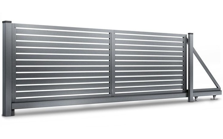 Brama przesuwna Spesso Velago pod automat — Ogrodzenia Oleśnica